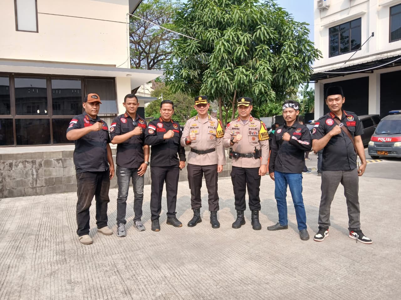 LSM HARIMAU DPC Kabupaten Bekasi Hadiri Apel Gelar Pasukan Operasi Wibawa Mukti Jaya 2026 di Polres Kabupaten Bekasi