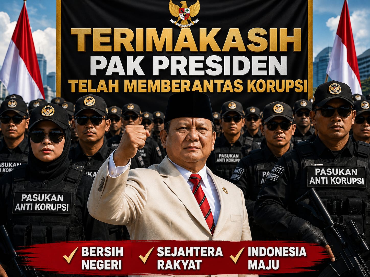 PROF DR SUTAN NASOMAL : RAKYAT INDONESIA BERTERIMAKASIH KE PRESIDEN RI BERSAMA JAJARANNYA BONGKAR KORUPSI DAN HUKUM MATI