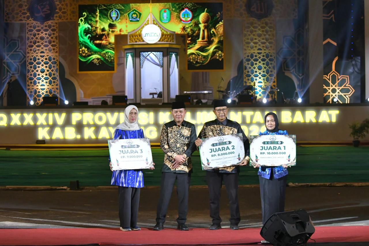 Kayong Utara Panen Apresiasi di MTQ XXXIV Kalbar, Sukses Jadi Tuan Rumah dan Raih 5 Besar
