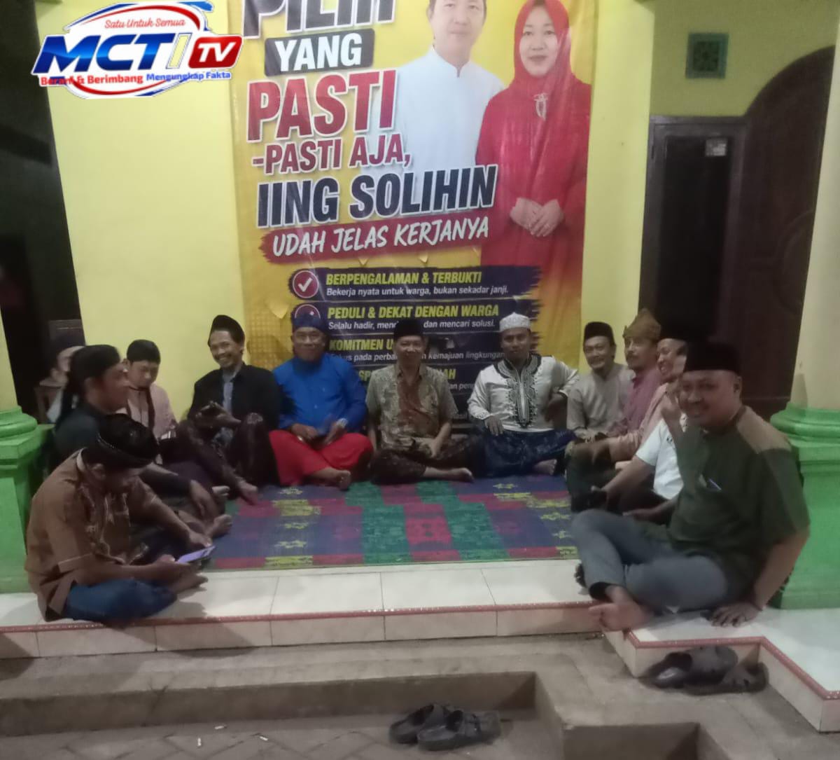 GIAT ACARA TAWASULAN DI RUMAH PASLON RULRAH IING SOLIHIN BERSAMA TOKOH MASYARAKAT CILEDUG