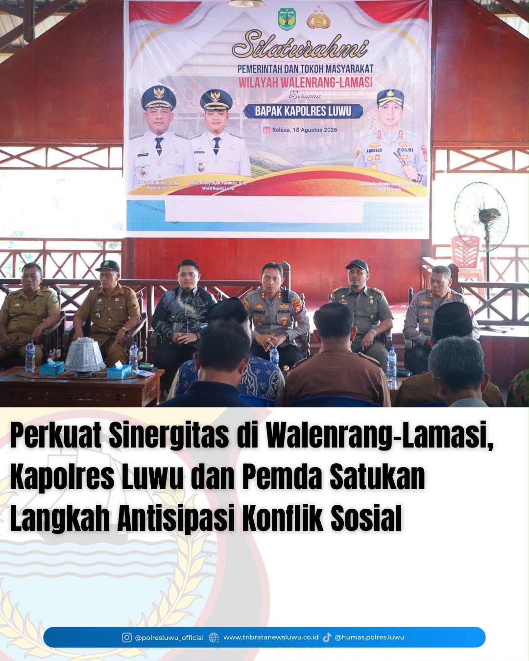 MCTI- TV GROUP _Perkuat Sinergitas di Walenrang-Lamasi, Kapolres Luwu dan Pemda Satukan Langkah Antisipasi Konflik Sosial