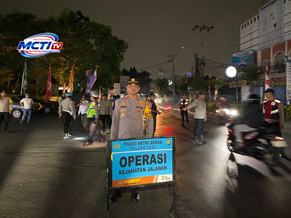 MCTI- TV GROUP -Antisipasi 3C dan Premanisme, Polsek Setu Gelar Operasi di Gerbang Grand Residence
