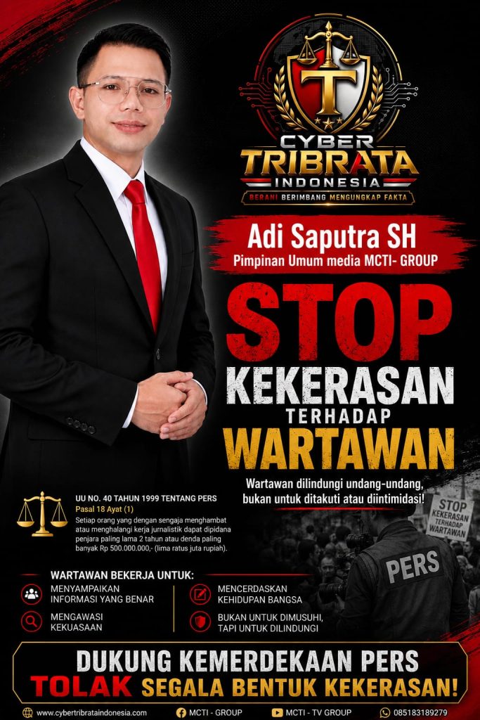 Stop Kekerasan terhadap Wartawan, karena Wartawan Bukan Teroris”Adi Saputra, S.H., angkat bicara dan mengecam segala bentuk kekerasan maupun intimidasi