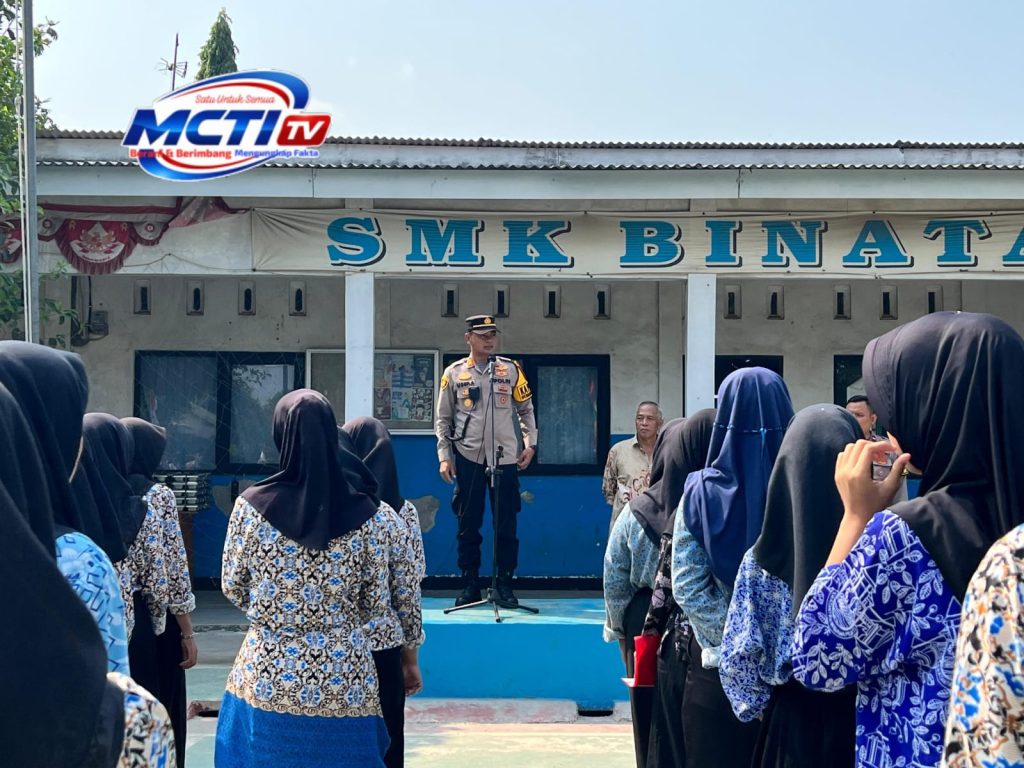Police Go To School di SMK Binatama Setu, Siswa Diimbau Fokus Belajar dan Berprestasi