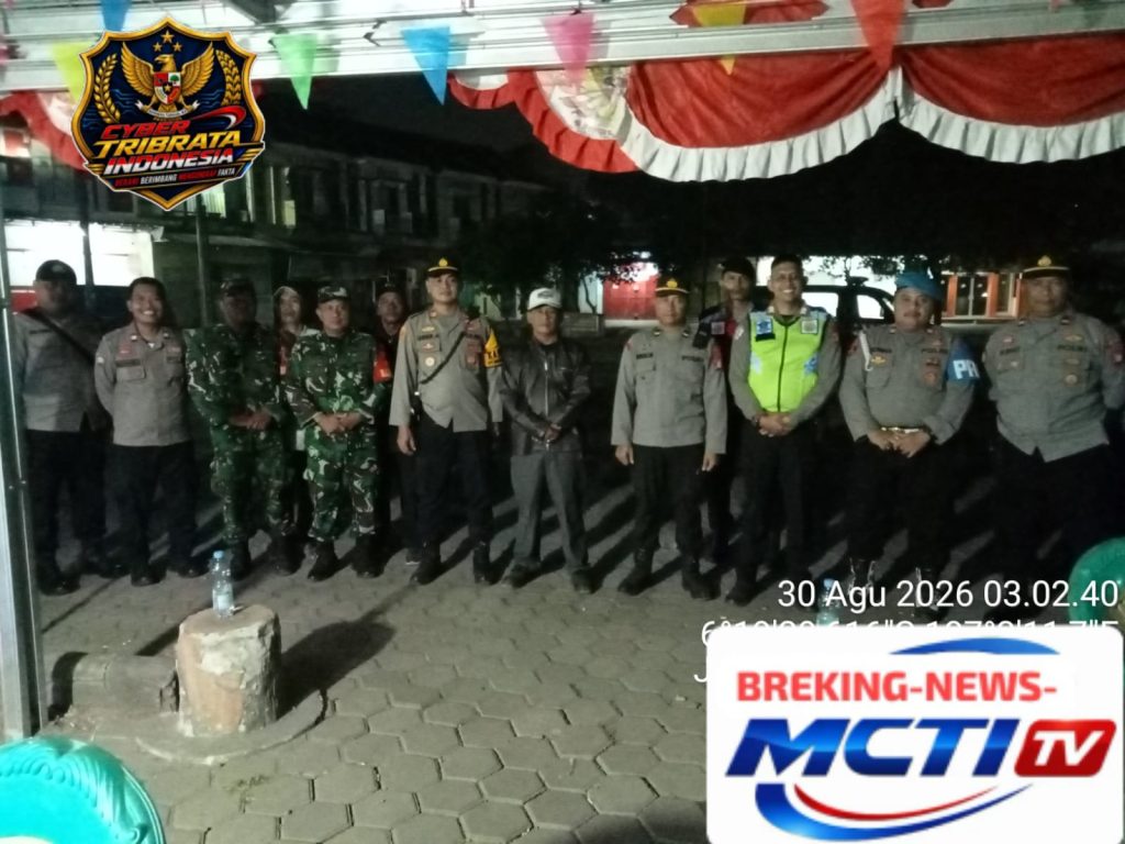 Patroli Biru Polsek Setu Pantau Pemukiman dan Sentra Ekonomi
