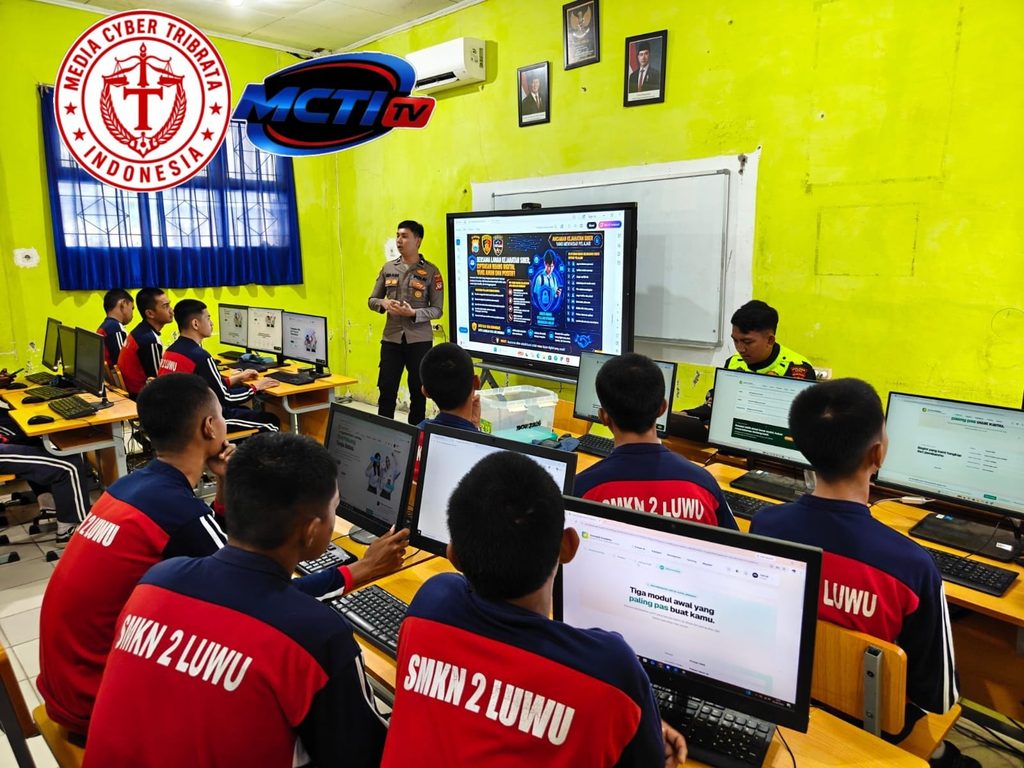 Polres Luwu Edukasi Siswa SMKN 2 Luwu tentang Pemanfaatan Artificial Intelligence dan Keamanan Siber