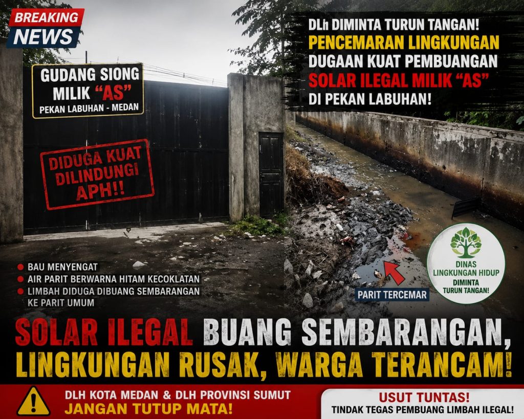 Gudang SIONG Andre Sinaga Disorot, BBM Subsidi Diduga Masuk Gudang — Ke Mana Alirannya?