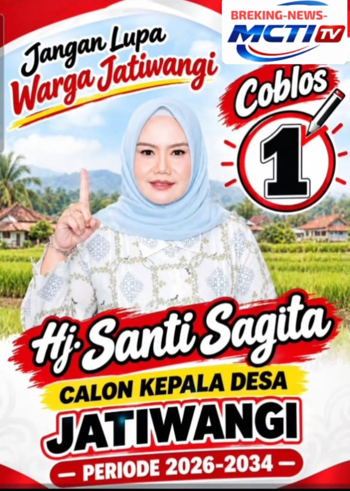 MCTI- GRUP RAIH NOMOR URUT 1, HJ. SANTI SAGITA USUNG “LAYANAN GRATIS & DESA DIGITAL” UNTUK JATIWANGI 2026-2034