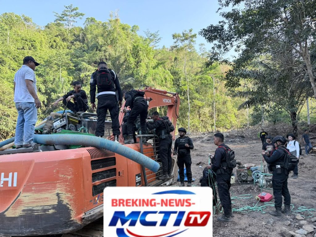 Polres Luwu Melakukan Penegakan Hukum PETI