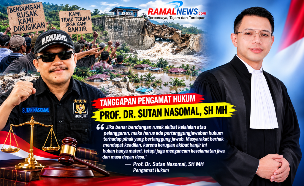 Pimpinan umum Media MCTI GROUP Adi Saputra SH, Berkolaborasi bersama Pakar hukum internasional ,Prof Sutan Nasomal: Pembangunan Bagus, Tapi Jangan Korbankan Warga! Gubernur Sumut Diminta Dorong Penyelesaian Banjir Gambus Laut