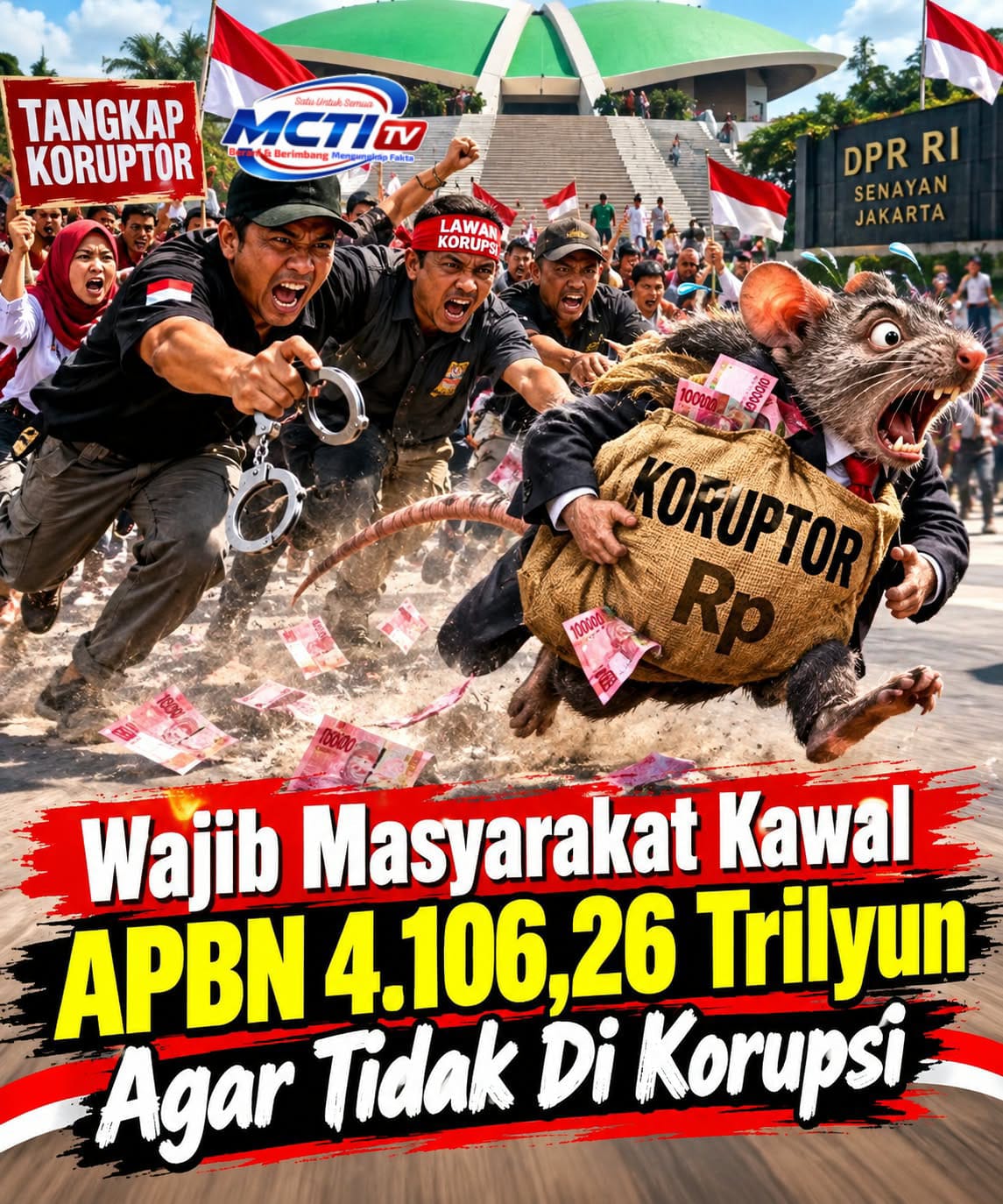 Prof DR Sutan Nasomal Meminta Semua Tokoh Masyarakat Indonesia Mengawal APBN 4.106,26 Trilyun Agar Tidak DI KORUPSI
