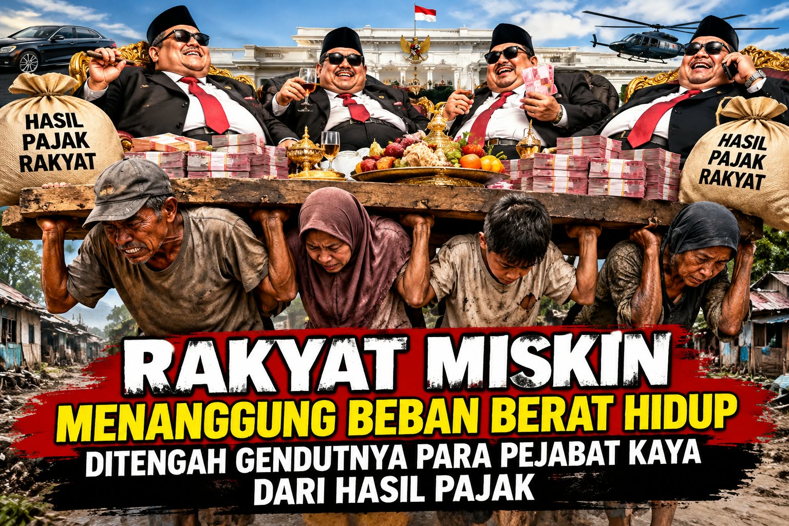 PROF DR SUTAN NASOMAL PENGHASILAN PAJAK PEMERINTAH MENDAPATKAN RIBUAN TRILYUN DITENGAH KEMISKINAN RAKYAT YANG SEMAKIN PARAH
